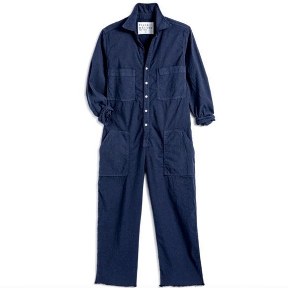 FRANK & EILEEN Northern Ireland Playsuit in Navy - M - Picture 4 of 16